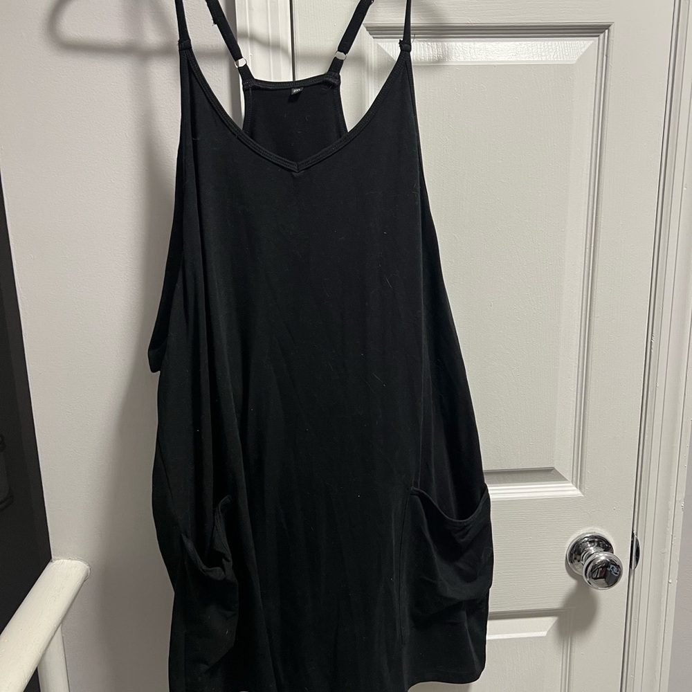 Black Women's Athletic Dress with Shorts